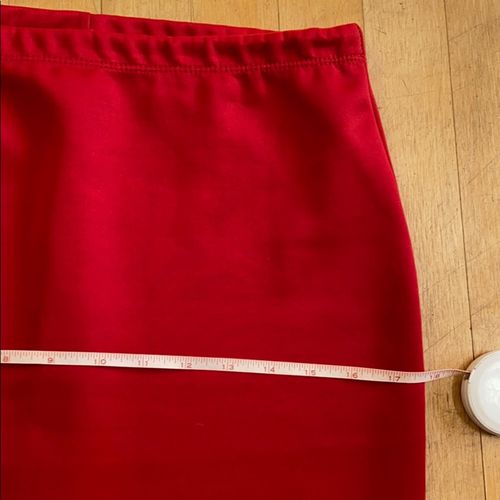 Red Pencil Skirt - Picture 4 of 6